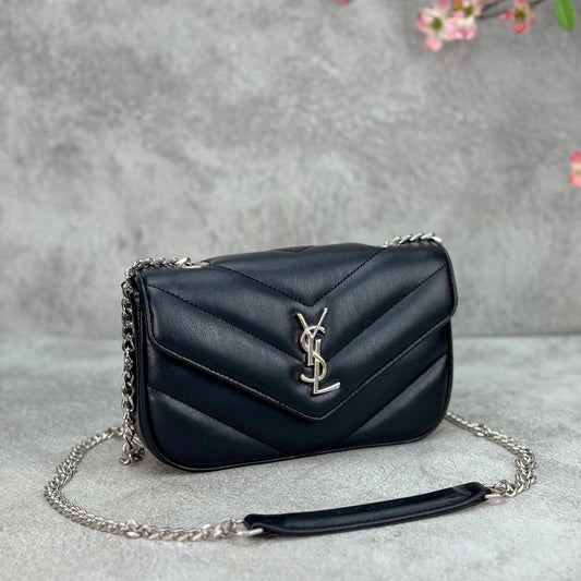 Yves Saint Laurent - Loulou Mini Black - Silver
