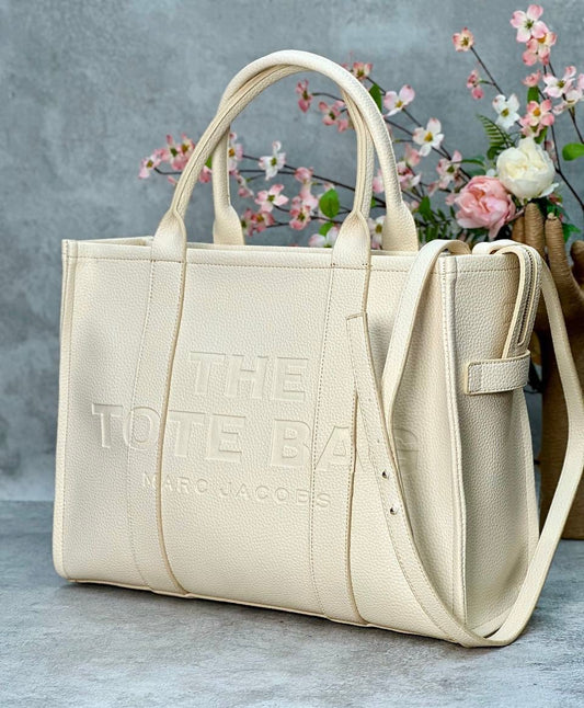 Marc Jacobs The Tote Back Cream