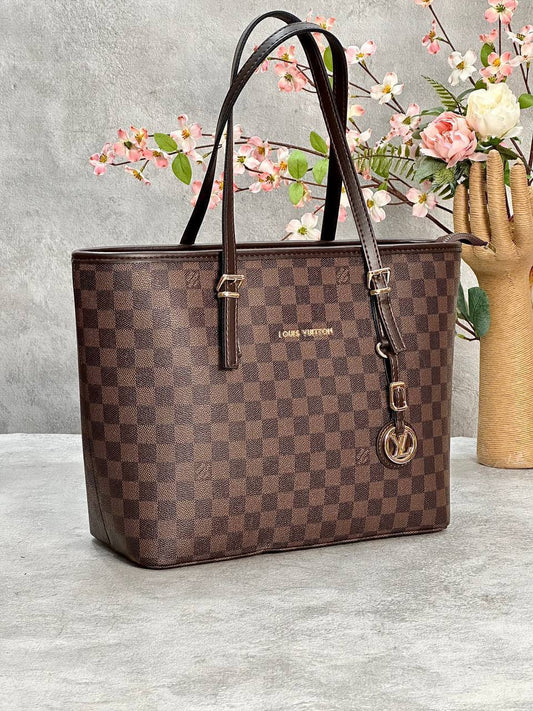 Louis Vuitton - Top Zip Tote Bag Damier Black