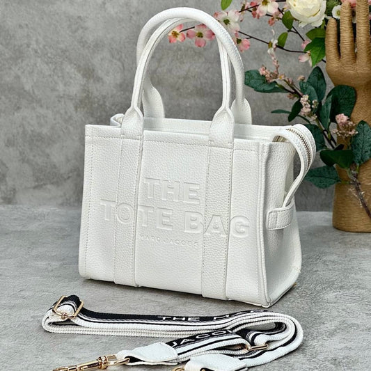 Marc Jacobs Tote Bag White Small