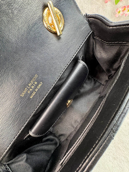 Yves Saint Laurent - Loulou Mini Black - Gold