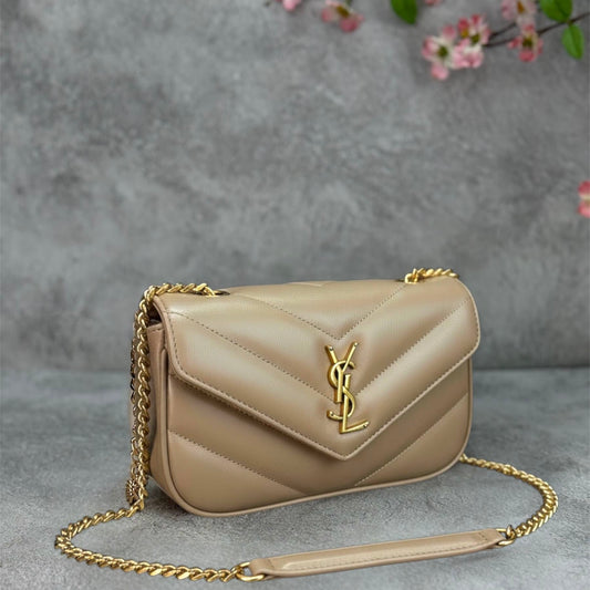 Yves Saint Laurent - Loulou Mini Black - Beige